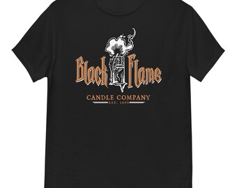 Black Flame Candle Company - T-shirt classique unisexe par Llama Wrangler