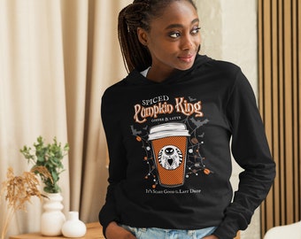 Spiced Pumpkin King Hooded Long Sleeve Tee