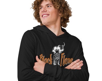 Black Flame Candle Co. Hooded Long Sleeve Tee