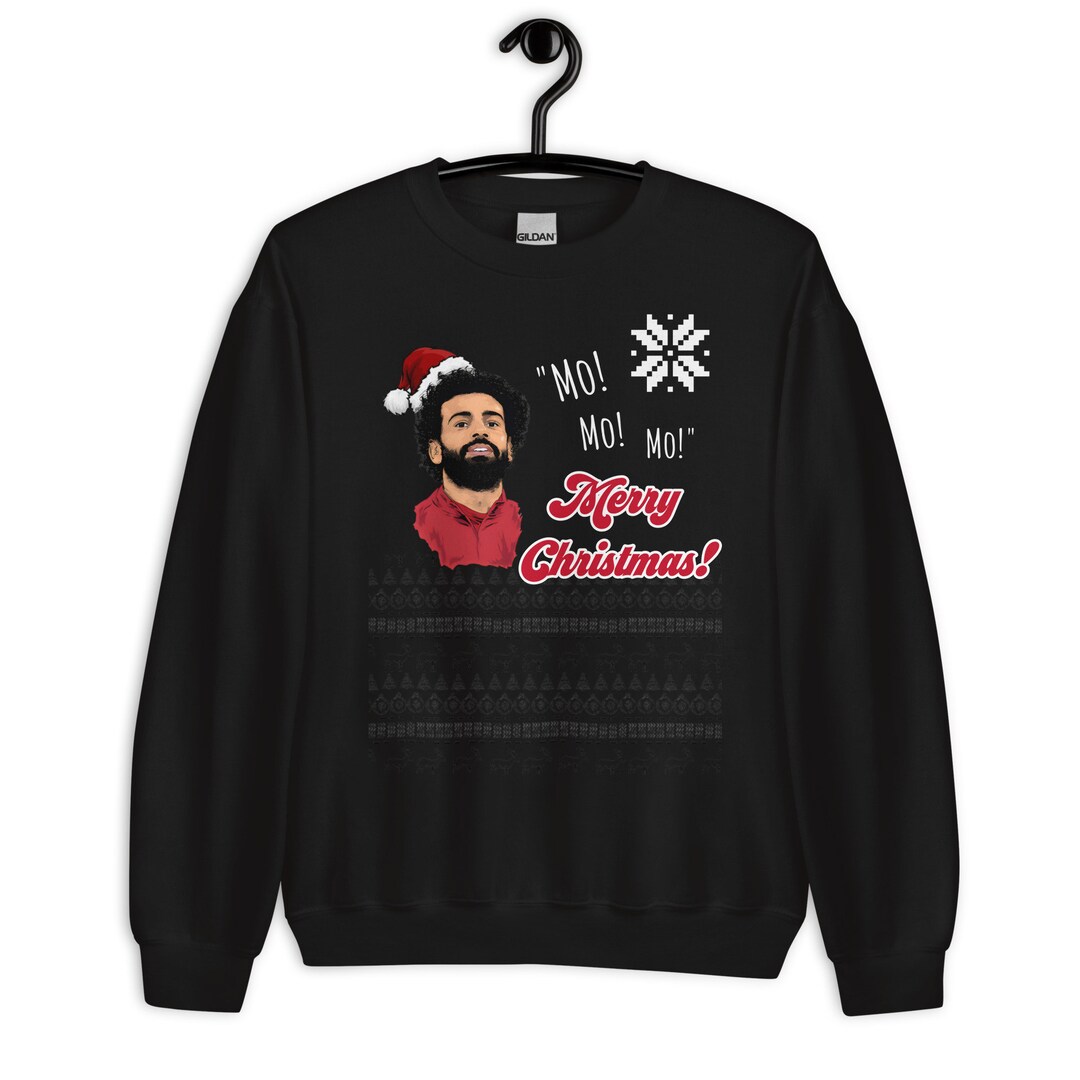 Mo Salah Liverpool FC Christmas Jumper Salah LFC Xmas Jumper Liverpool FC Christmas Jumper Etsy