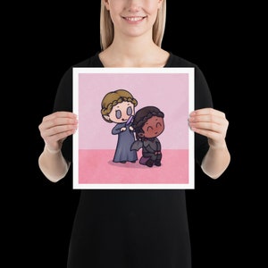 Officially Licensed ACOTAR Nessian Nesta and Cassian Poster