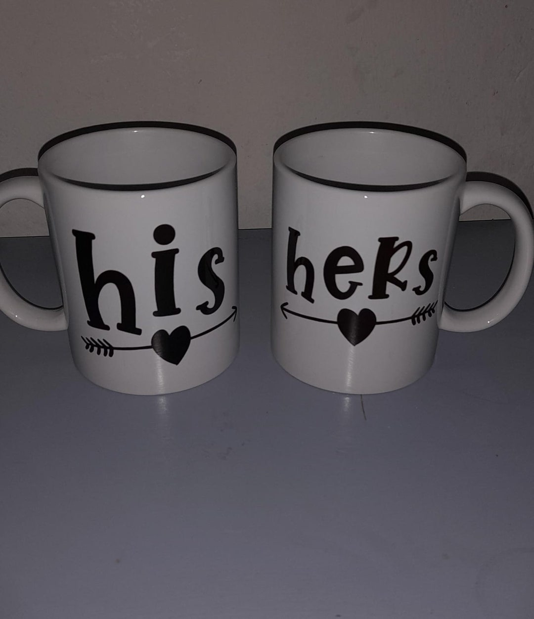 His and Hers Mug Wedding Gift Set Anniversary Gifts His and - Etsy