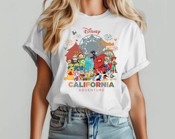Disneyland California Adventure Shirt, Disney Characters Shirt, Disneyland Family Vacation Shirt, California Trip Shirt, Kids Youth Toddler