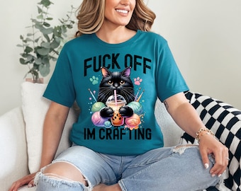 Chemise humour bricolage, chemise drôle pour amoureux des chats, t-shirt chat sarcastique, chemise humour bricolage, chemise propriétaire de chat, chemise jour chat, cadeau pour amoureux des chats
