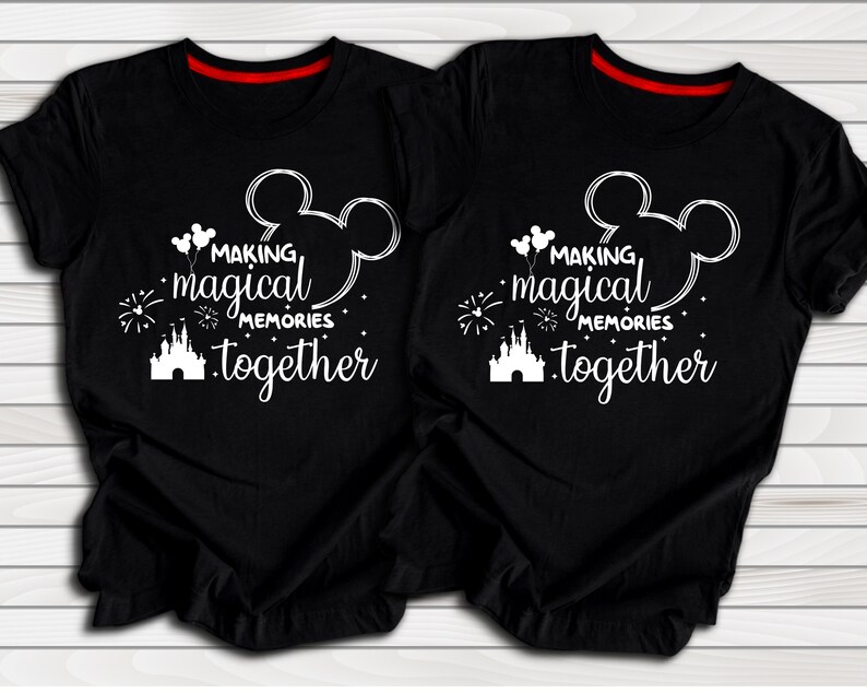 Family Matching Shirt, Mickey & Minnie Mouse Tee, Disney Couples Apparel, Honeymoon T-Shirt image 3