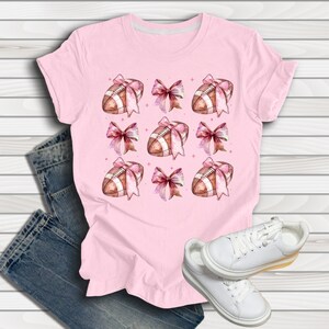 Game Day Coquette Bow Shirt, Football & Baseball Bow Mama Shirt, Sports Mom Shirt, Gift for Mom Shirt, Gift for Teacher, Gift for Girlfriend