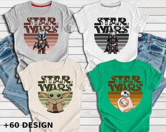 Star Wars Galactic Heroes Characters Tshirt, Disney Star Wars Family Shirts, Star Wars Fan Shirt, Star Wars Group Shirt, Kids Youth Toddler