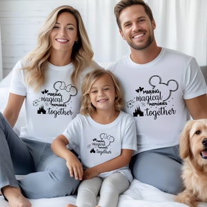 Family Matching Shirt, Mickey & Minnie Mouse Tee, Disney Couples Apparel, Honeymoon T-Shirt image 4