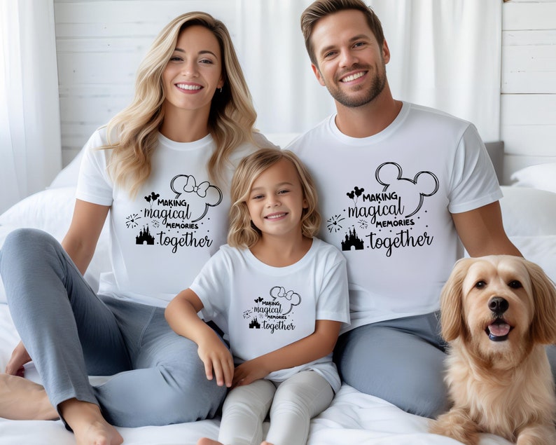 Family Matching Shirt, Mickey & Minnie Mouse Tee, Disney Couples Apparel, Honeymoon T-Shirt image 4