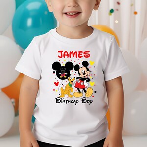 Mickey Birthday Family Shirt, Birthday Matching Family Shirt, Birthday Disney Family Shirt, Birthday Boy Family Shirt, Mickey Birthday Shirt