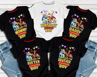Custom Toy Story Birthday Matching Family Tshirt, Birthday Boy Girl Shirt, Birthday Party Shirt, Gift for Birthday Shirt, Kids Youth Toddler