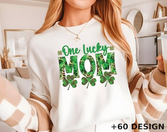 One Lucky Mama St. Patricks Day Tshirt, Irish Women Tshirt, St. Patricks Family Shirt, St. Patricks Outfit, St. Patricks Gift for Women