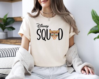 Custom Name Lion King Squad Shirt, Disney Characters Shirt, Disney Animal Kingdom Shirt, Safari Trip Shirt, Group Shirt, Kids Youth Toddler