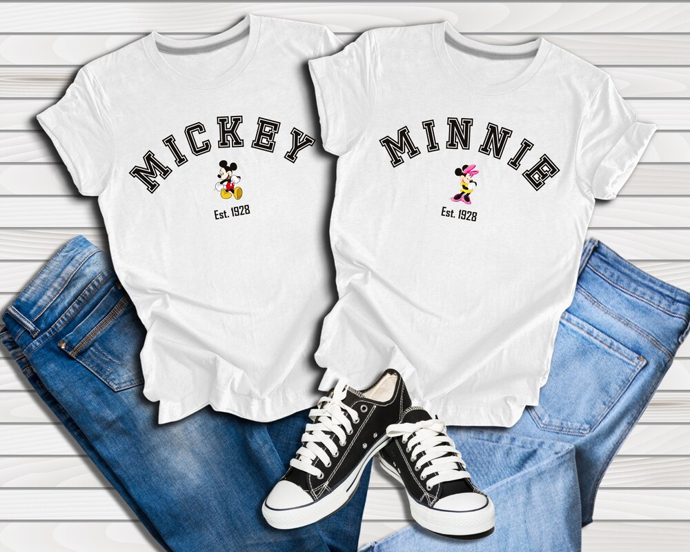 Mickey Minnie Tshirt, Mickey And Co Tshirt, Family Trip Tshirt, Disney Group Tshirt, Couple Matching Tshirt, Mickey Minnie Mandala Tshirt Shirttrend