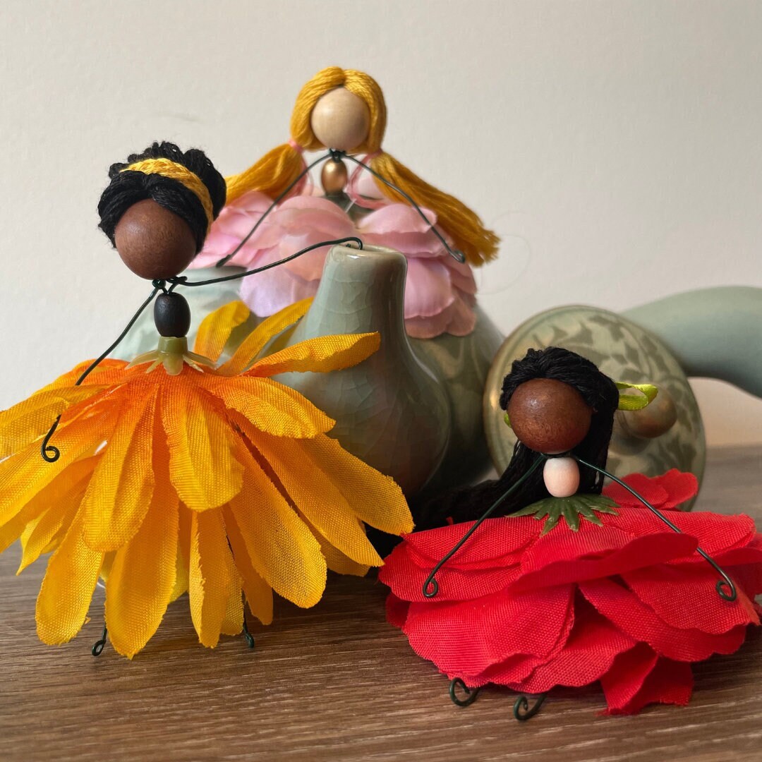 Flower Fairy Doll Craft Kit Original Friendship Kit DIY Wire