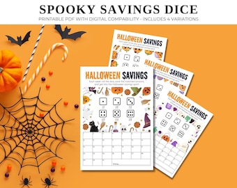 Halloween Savings Challenge Printable: Mini Game with Budget Tracker