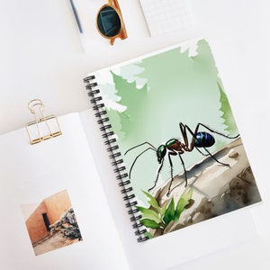 Spiral Ant Notebook - Ruled Line