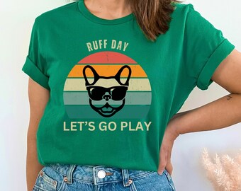 Camiseta de mamá bulldog francés, camiseta de mamá perro, camiseta de papá perro, camiseta de hombre para perros, regalo para amantes de los perros, mamá peluda, regalo para mamá perro, camiseta para amantes de las mascotas, camiseta para amantes de los perros