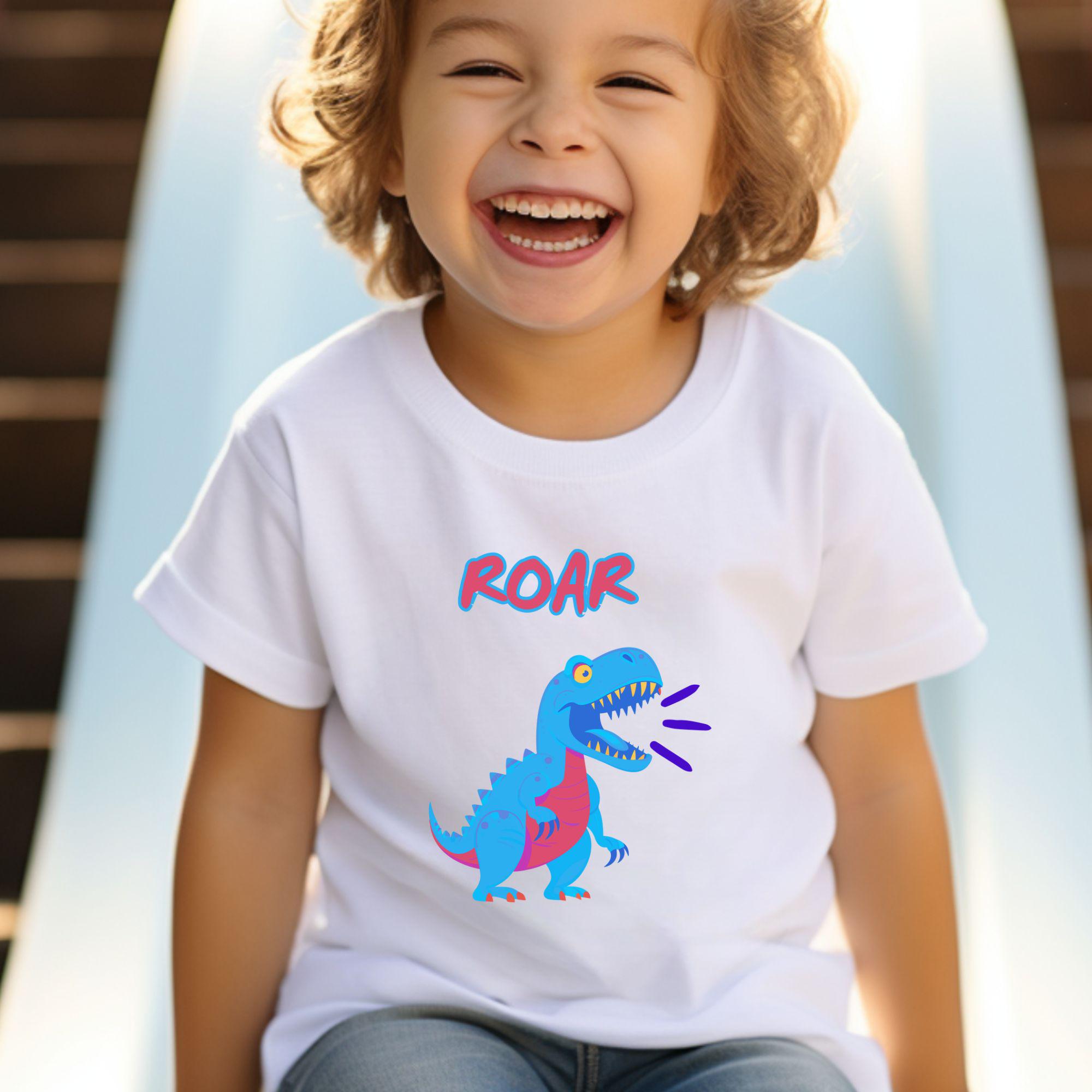 T Rex Blue Dinosaur Toddler Shirt Funny Baby Shower Gift Cute T Shirt New Infant Gift Toddler & Youth Tee Shirt Funny Saying Shirt-Boy