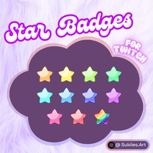 STAR BADGES for TWITCH