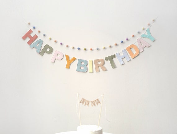 Birthday garland discount