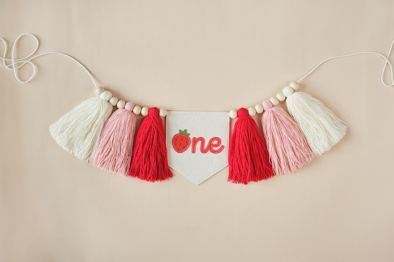 Strawberry 3D letters