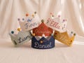 Added Original Designs - Hand Embroidered Linen Crown for Kids &Children's Birthdays, Personalized Gifts, Unique Custom Personalized Designs product logo