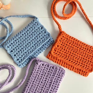 bag - waist bag - side bag - colorful bag - shoulder bag - adult bag - knitted bag - trend bag