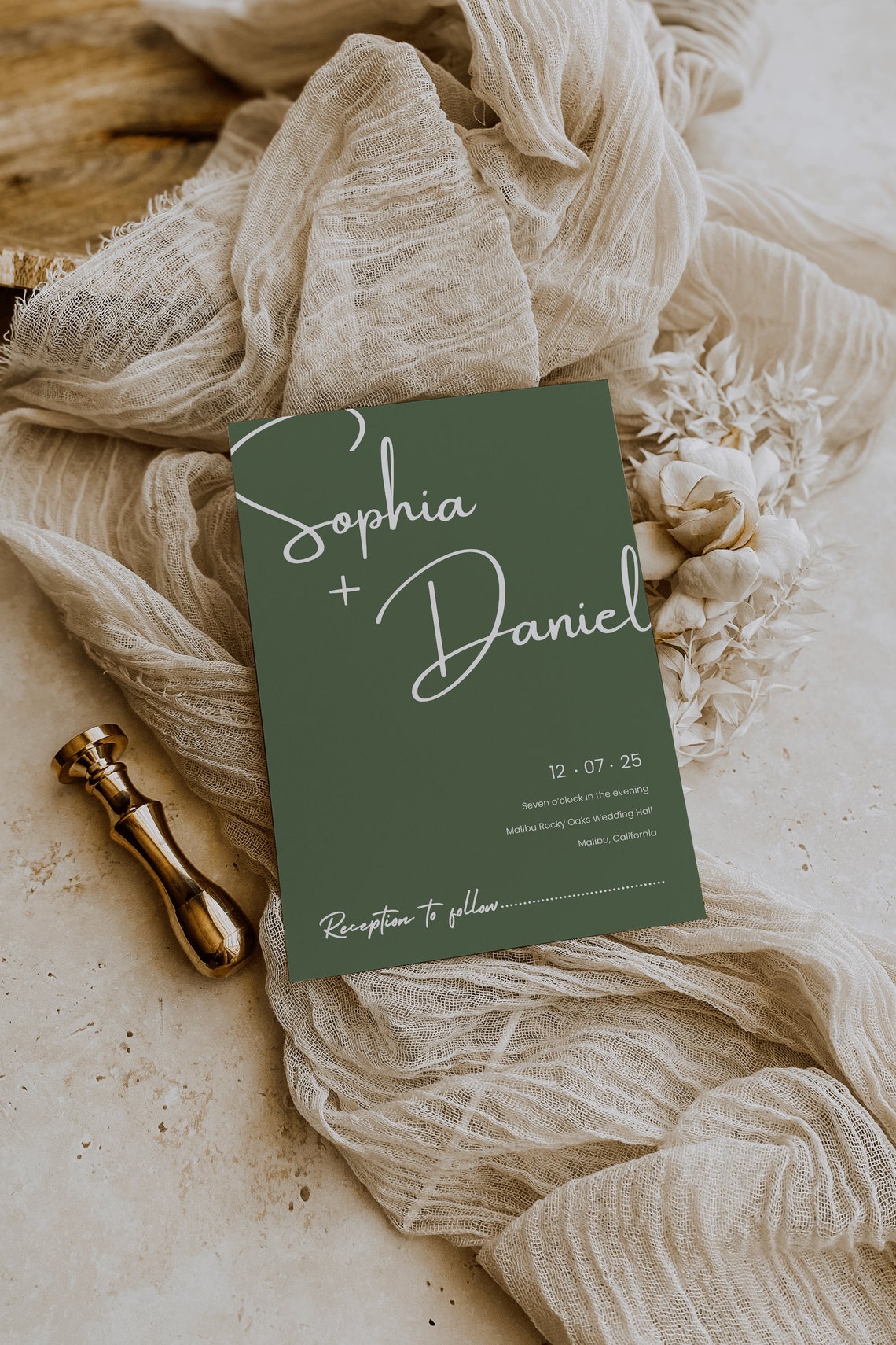 Pastel Color Wedding Invite Suite Template Editable & Printable Wedding