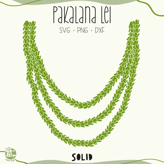 Pakalana Lei | Lei Strand Svg Cut File Digital Download - Etsy