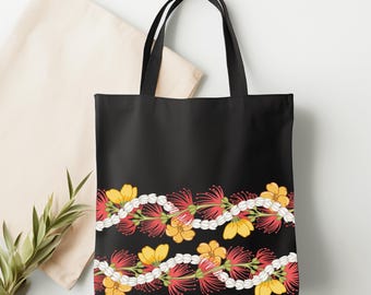 Puakenikeni Ohia Lehua Pikake Lei | Twist Flower | Vertical Lei