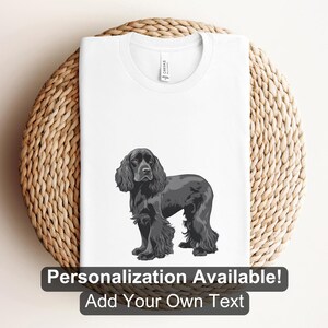 Cocker Spaniel 2 Shirt, Custom Shirt, Spaniel, Dog Breed Shirt, Cocker Spaniel Design, Dog Shirt, Dog Cartoon Shirt, Canine Design, Puppy