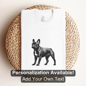 French Bulldog 1 Shirt, Custom Shirt, Frenchie Shirt, Dog Lover Shirt, Dog, French Bulldog, Dog Shirt, Dog Cartoon Design, Canine Shirt