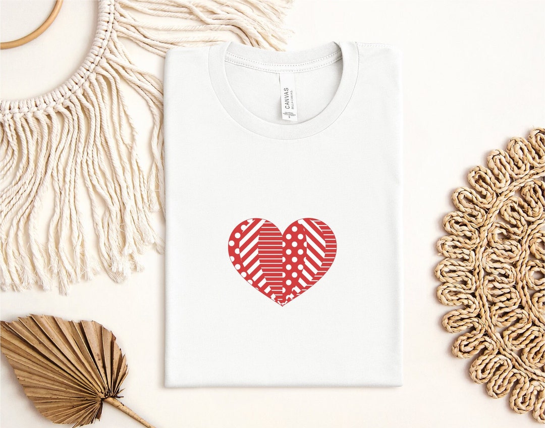 Red Heart Tee, Shirt for Love, Heart Shirt, Red Designer Heart, Heart ...