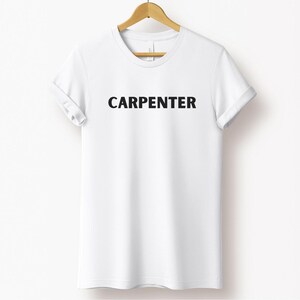 Carpenter Shirt, Halloween Costume Shirt, Craftmanship, Woodworker, Construction, Trades, Carpenter Costume, Halloween Tee, Halloween Design
