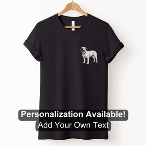 Pit Bull Pocket Design Shirt, Custom Shirt, Dog Lover Shirt, Pitbull Shirt, Dog, Cartoon Dog Design, Canine Shirt, Pit Bull Design, Terrier