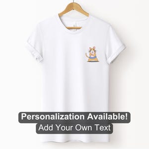 Cartoon Hamster Pocket Design Shirt, Dancing Hamster Design, Custom Shirt, Hamster Lover Shirt, Rodent Design, Cartoon Hamster, Animal Shirt