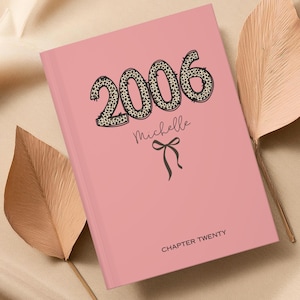 Personalized 20th Birthday Gift, 20th Birthday Journal, 20 Year Old Birthday Gift, Personalized Birthday Journal Twentieth Birthday Notebook