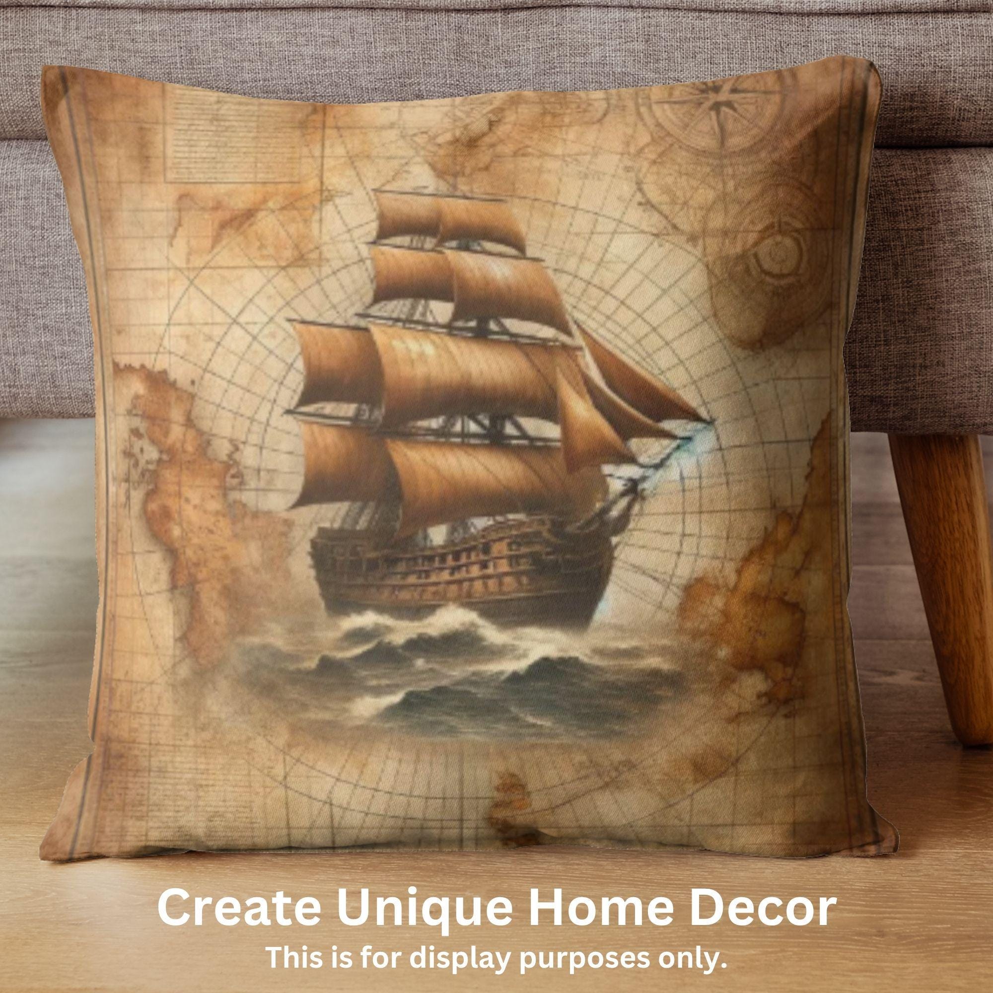 Treasure Digital Papers, Vintage Map Digital Paper, Antique Travel ...