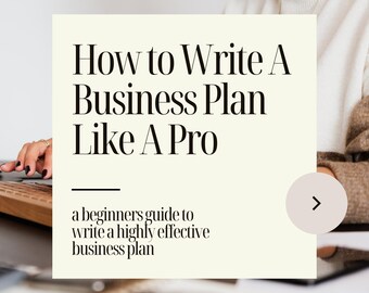 Guía de planes de negocios: Cómo redactar un plan (Descargar PDF)