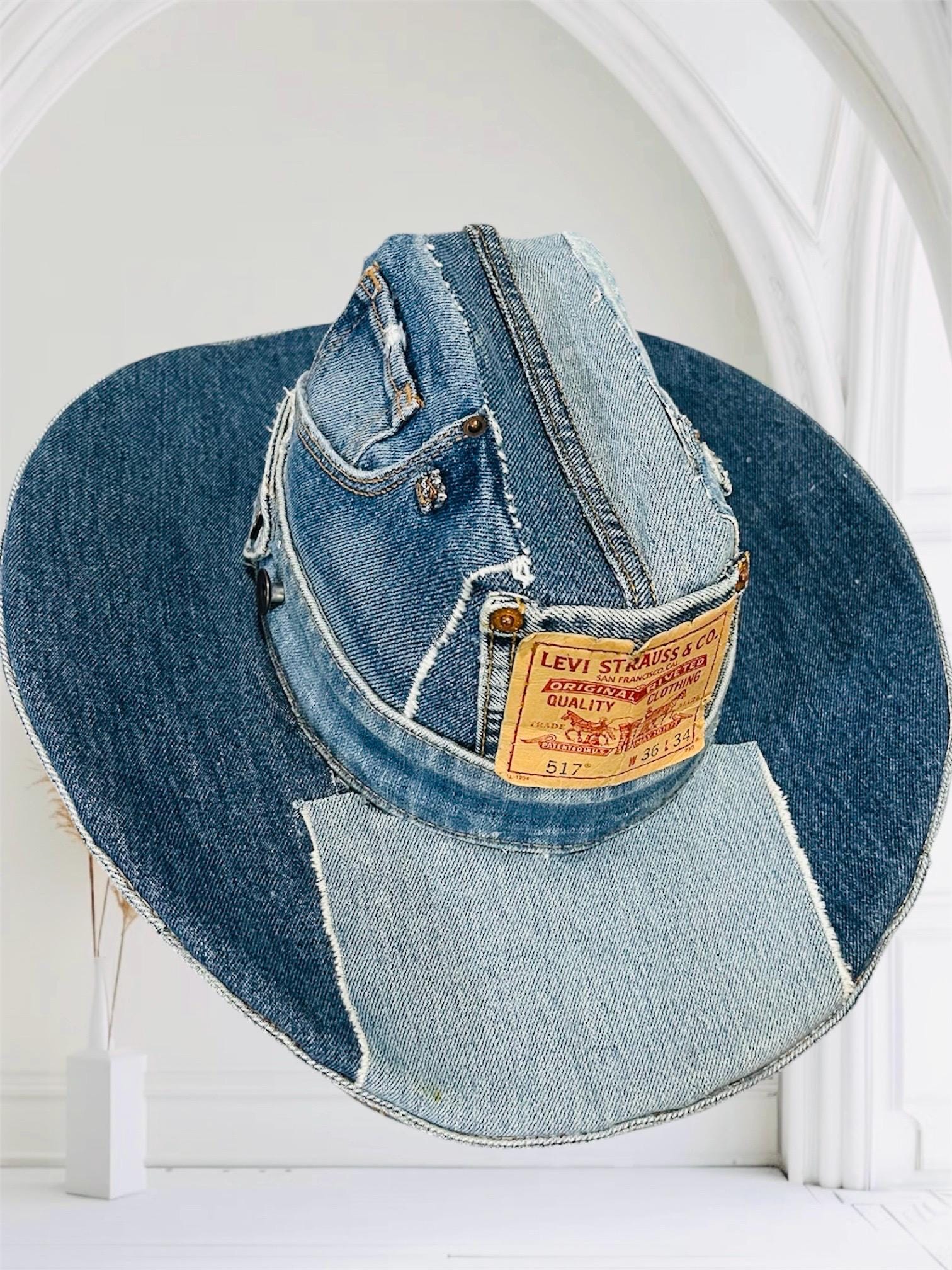 Levi Cowboy Hat Denim - Etsy