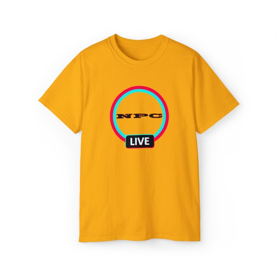 Live NPC Tshirt Live Streaming Active NPC Influencer Shirt 