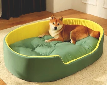 Bed for Pets, Flannel Cat bed, tropical cat bed, citrus pet bed, Pet Squishmallow Bed, Washable banana bed, Cat and Dog Furniture,Tunnel Bed