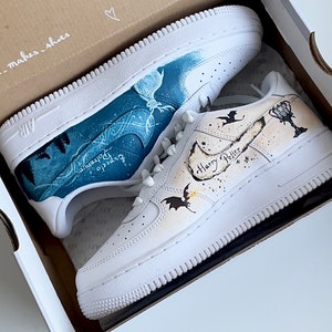 Wizard Potter personnalisé Nike Air Force 1 Baskets personnalisées Nike AF1 personnalisée Potter Air force 1 personnalisée image 1