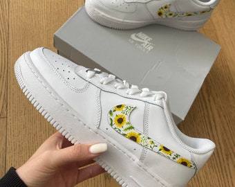 Sunflowers Custom Nike Air Force 1 Personalized Sneakers Custom