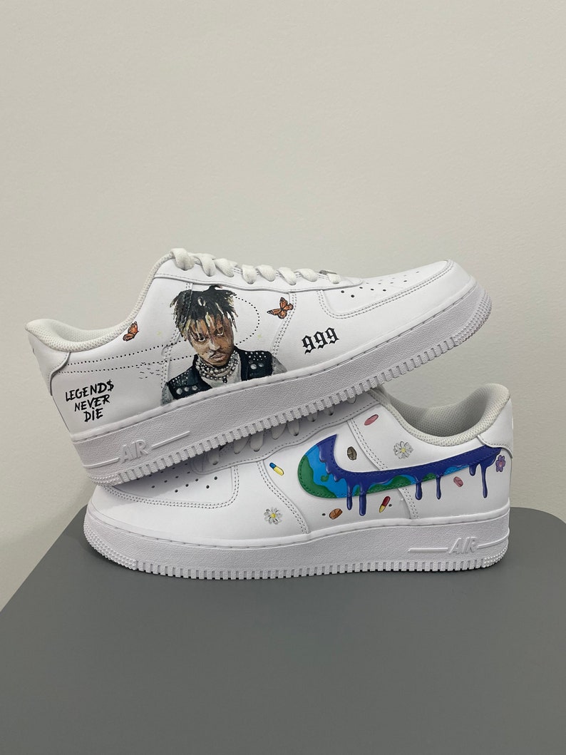 Juice WRLD Custom Nike Air Force 1 Personalized Sneakers Custom Nike