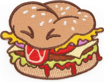 Winks For Days Burger Boi Embroidered Iron-On Patch 113203