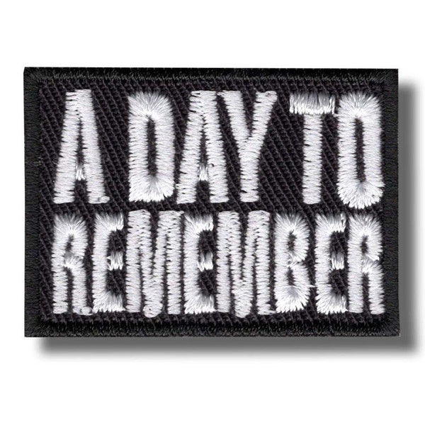 A Day To Remember Embroidered Patch Badge Applique Iron on  3b2c73