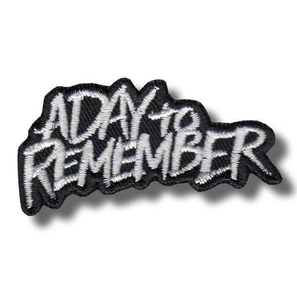 A Day To Remember Embroidered Patch Badge Applique Iron on  29a641