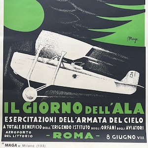 Original 2e edition lithographic Magagnoli Giuseppe poster